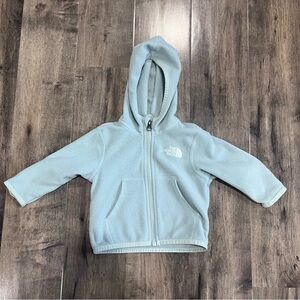 The North Face baby infant fleece zip up Hoodie size 3-6 months